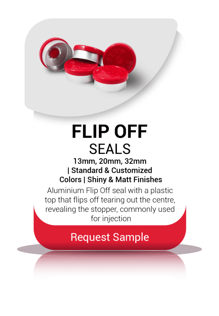 Aluminium Flip off Seals With Plastic Top